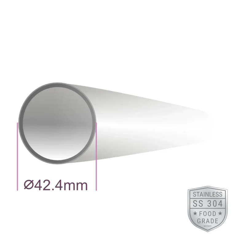 42.4mm Tube Track pipe diameter
