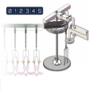 diagram of inline mechanical counter
