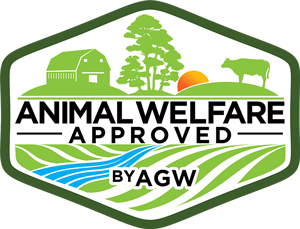 Animal Welfare Approved badge by A Greener World