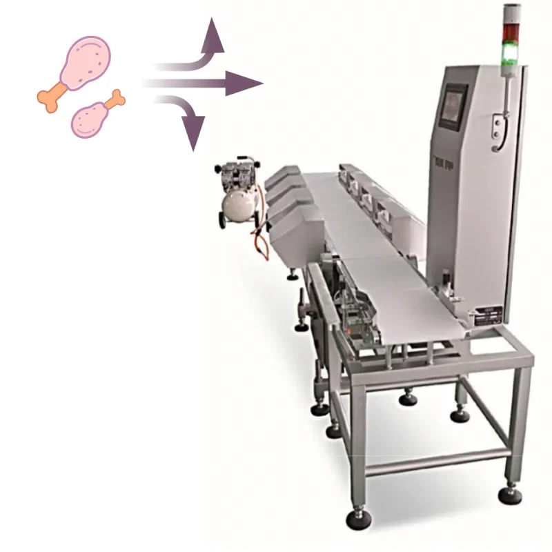 automatic poultry weight-grading scale