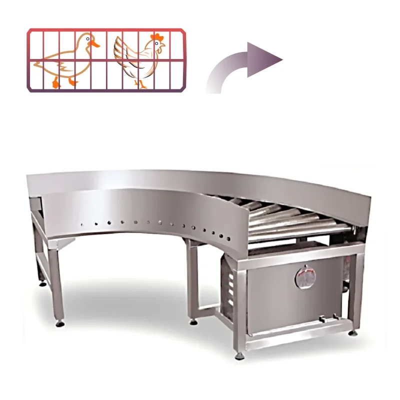 Poultry Crate Conveyor Corner - Dynamic