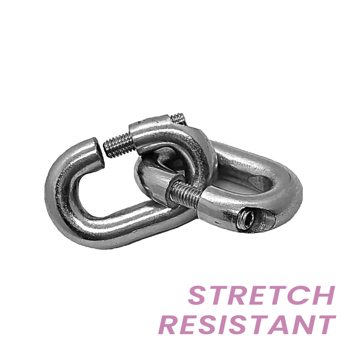 stretch-resistant chain connector link